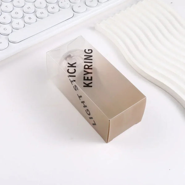 Kpop Idol ATEEZ Mini Lightstick Ver.2 Keyring Glow Stick Keychains Pendant for ATINY Gift