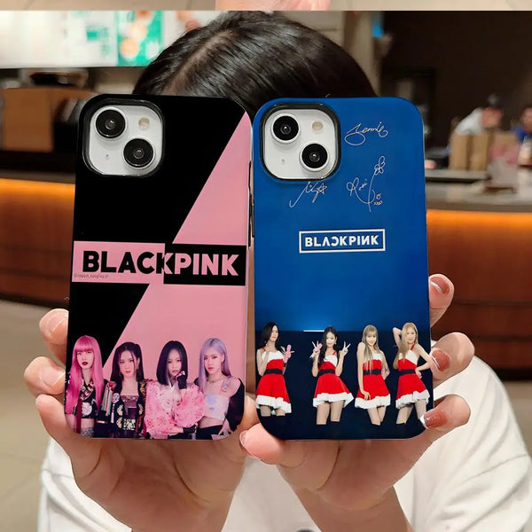 Kpop-BLACKPINKs-Girls Phone Case Phone Case For IPhone 16 15 14 13 12 11 Pro Max X XS XR XSMax 7 8 Plus Glossy Film Hard PC Cov